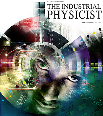 A.k.A. Illustration artwork for The Industrial Physicist cover