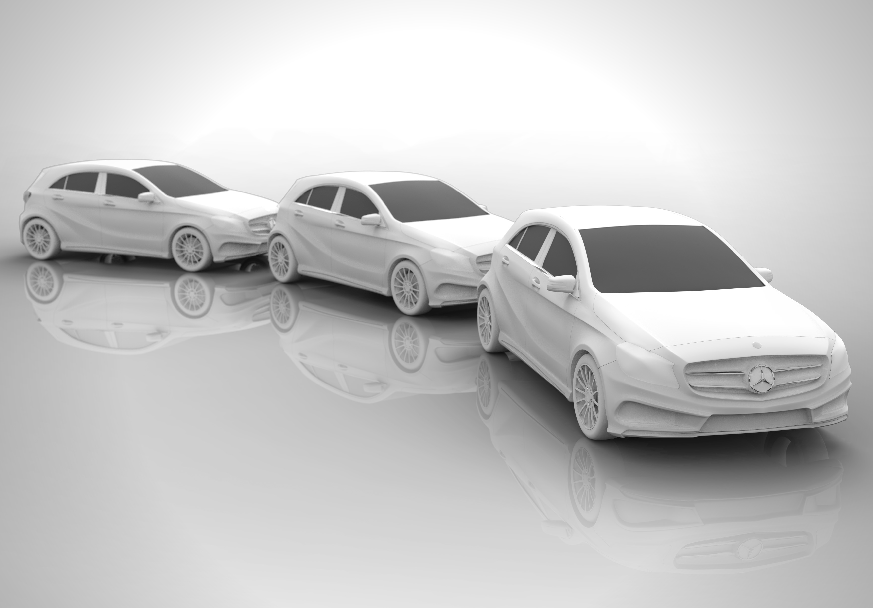 aka illustration - Mercedes - Life In The Fun Lane cars