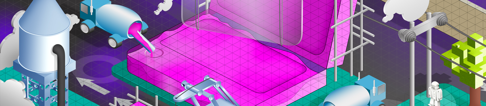 aka illustration - Microsoft computer upgrades artwork banner