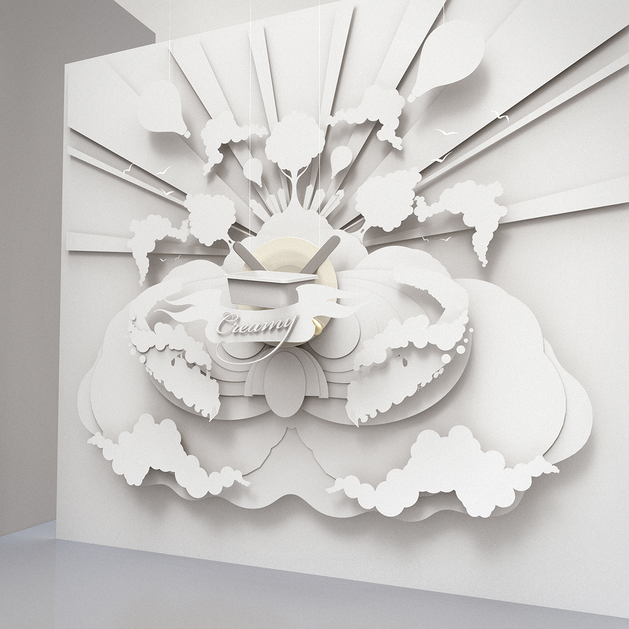 aka illustration - greyscale rendered butter launch artwork