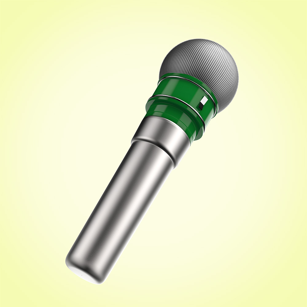 aka illustration - Crest Be Dynamic toothpaste microphone rendering