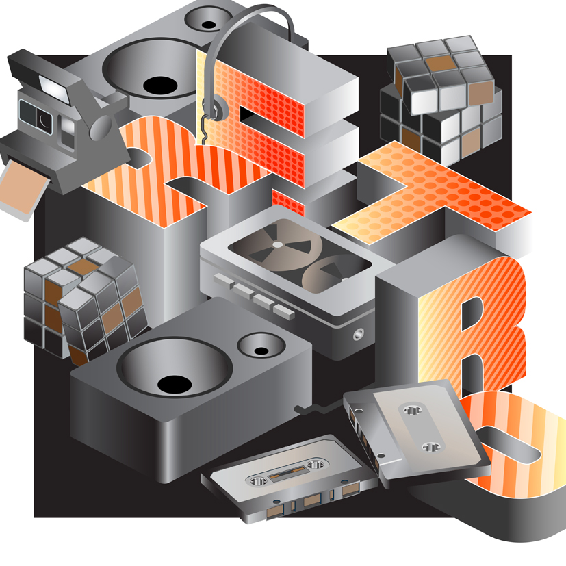 aka illustration - retro editorial