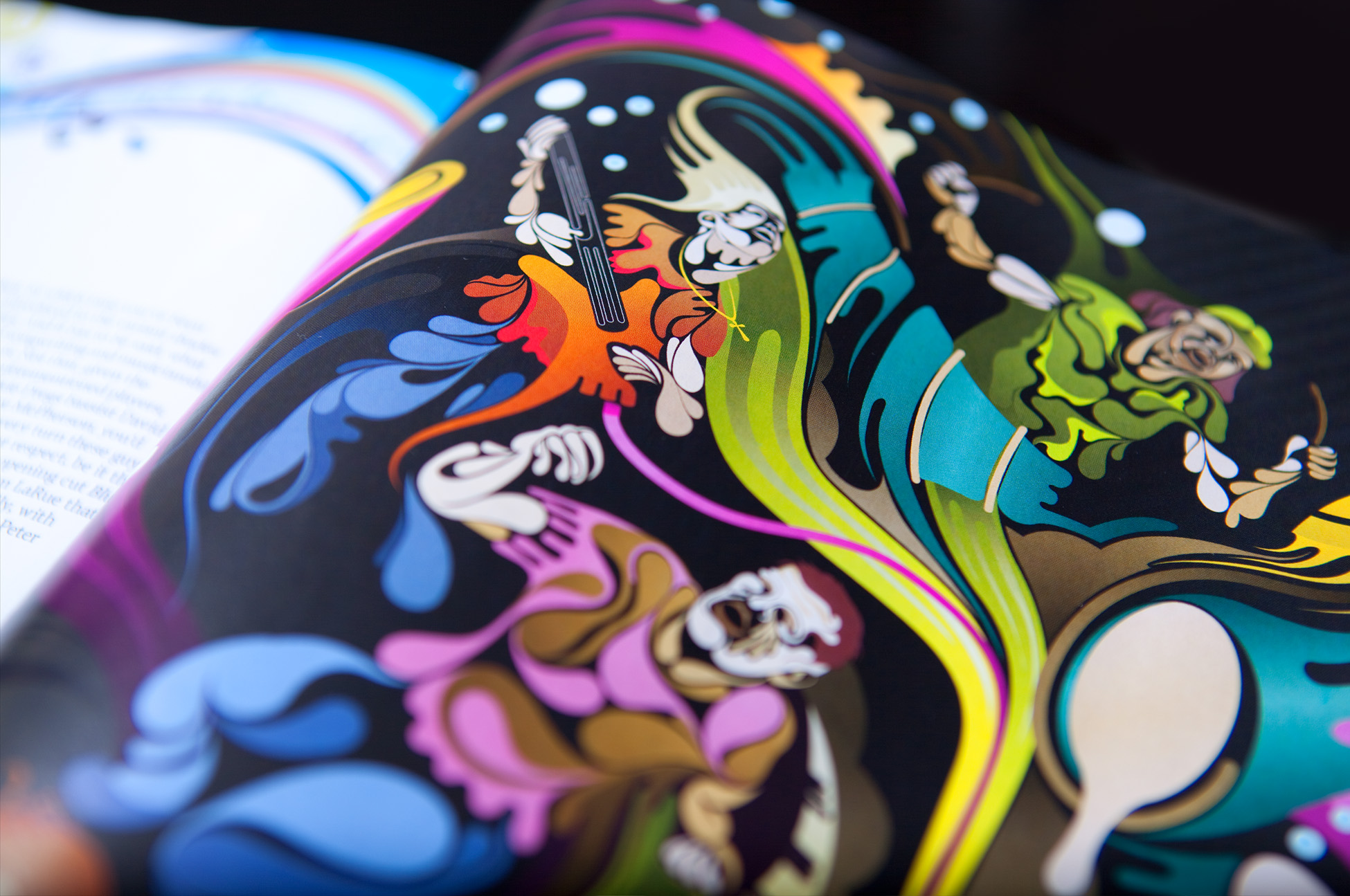 aka illustration - Flying Colours debut album layout 1
