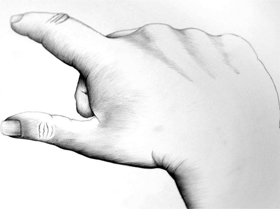 aka illustration - PC Format hand detail