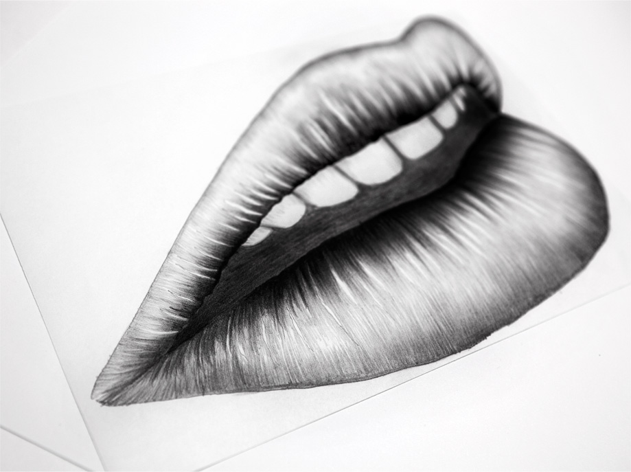 aka illustration - PC Format lips detail