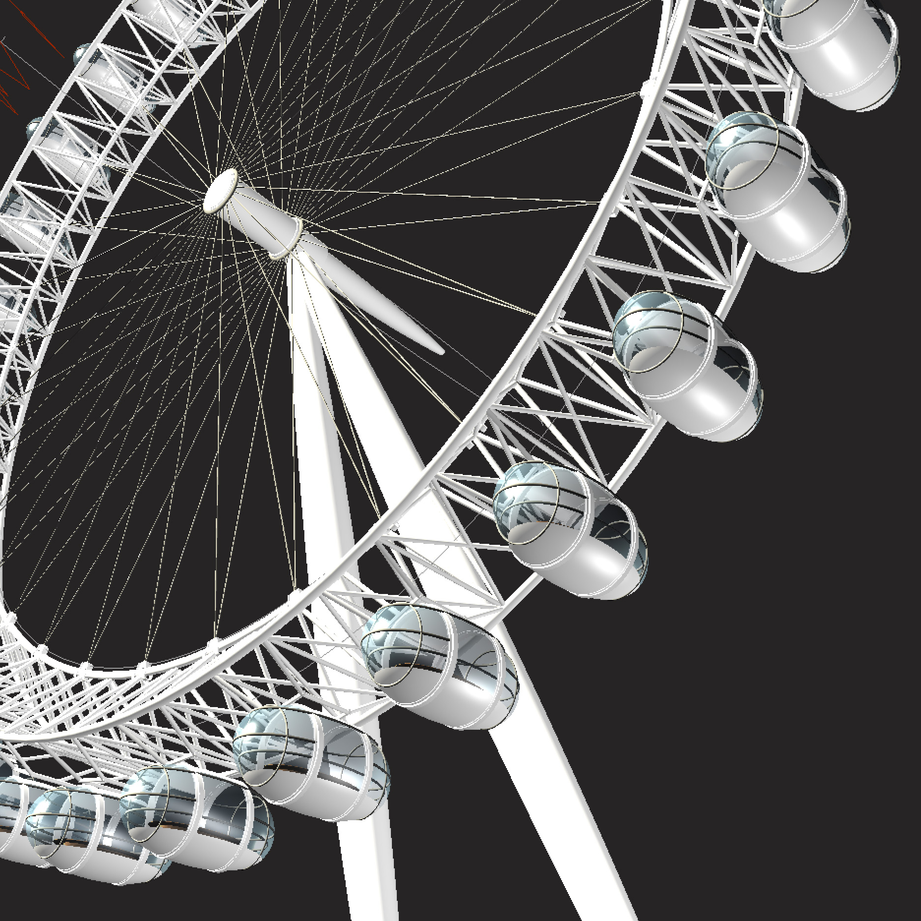 aka illustration - Five Mile Press London - London Eye rendering