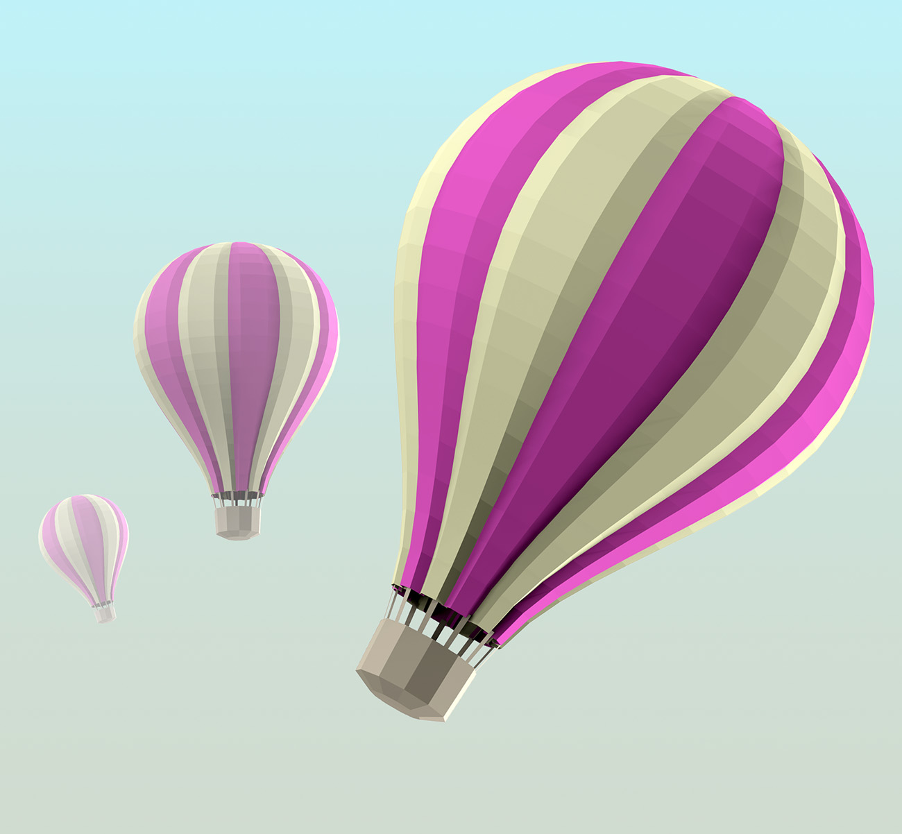 aka illustration - Nestlé artwork hot air balloon detail