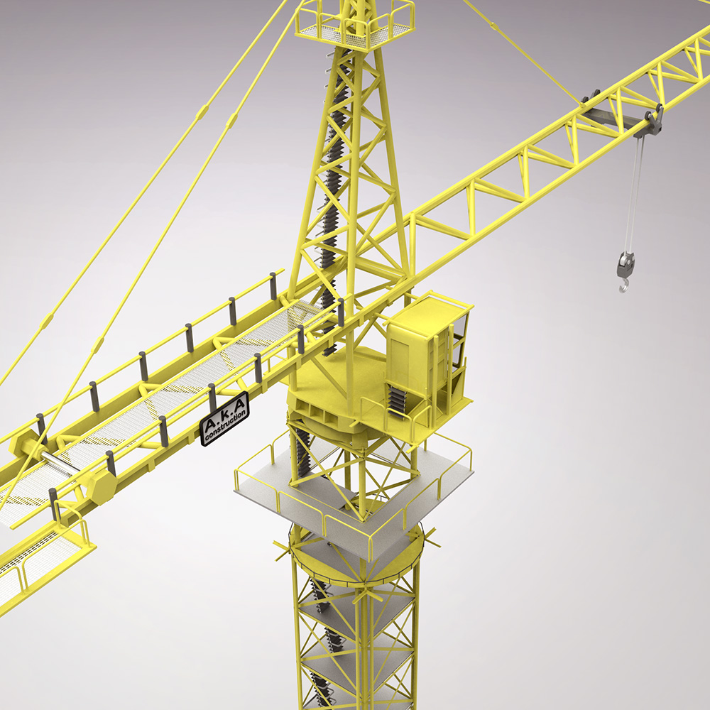 aka illustration - Nike 3D crane