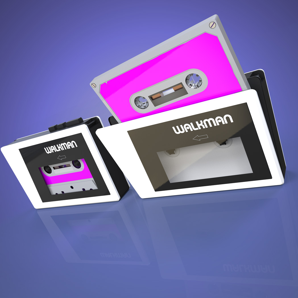 aka illustration - Epic 80s walkman
