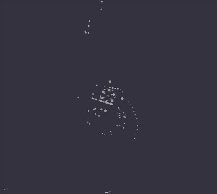 aka illustration - flower animation wireframe